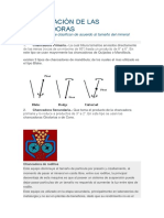 Clasificaciòn de Las Chancadoras