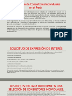 Selección de Consultores Individuales - Comparación de Precios