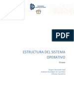 Estructura Del Sistema Operativo Ensayo