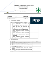 Checklist Sasaran Keselamatan Pasien PKM Lenek