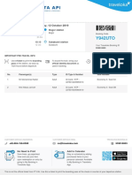 Y942UTO: E-Ticket (Departure Train)