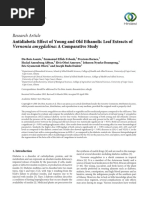 Research Article Vernonia Amygdalina: A Comparative Study