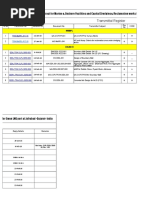 Tranverse Beam Log Sheet