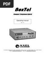 Boxtel: Compact Telephone Hybrid