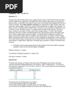 1 Assignment 1 LP and Simulation