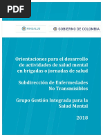 Orientaciones Actividades Salud Mental Brigadas Salud