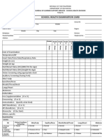 New School Health Forms