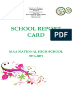 School Report Card Final 2018-2019