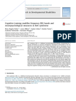 Cognitive Training Modifies Frequency EEG Bands and Neuropsychological Measures in Rett Syndrome