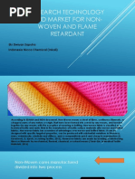 Research Technology and Market For Non-Woven and Flames