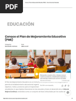 Plan de Mejoramiento Educativo (Pme)