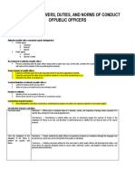 Classification of Powers and Duties12