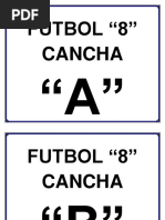 Nombre de Las Canchas