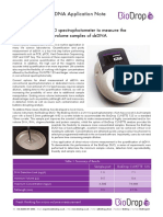 Biodrop™ Duo Dsdna Application Note