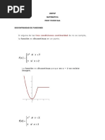 Discontinuidad de Funciones