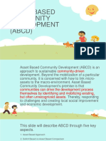 Asset Based Community Development (Abcd)