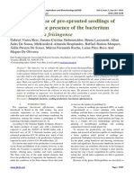 Growth Response of Pre-Sprouted Seedlings of Sugarcane in The Presence of The Bacterium Herbarspirillum Frisingense