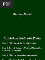 Decision Theory - Operations Research