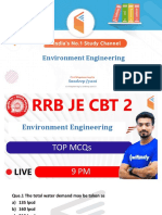 Top MCQs of ENVIRONMENT ENGINEERING by Sandeep Jyani Sir PDF