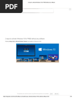 2 Ways To Activate Windows 10 For FREE Without Any Software