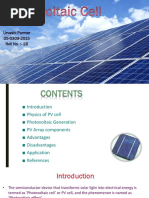 Photovoltaic Cell