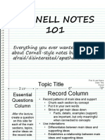 Cornell Notes 101