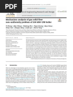 Mechanism Analysis of Gas Solid Flow Non-Uniformity Problem of 330 MW CFB Boiler