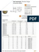 R Linear Bearings - Product Range: Closed, Anodised Aluminium Adapter