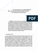 Medidas para Mejorar El Cumplimiento de Las Obligaciones Tributarias: Las Amnistias Fiscales