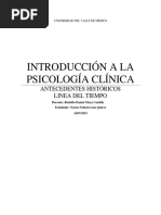 Linea Del Tiempo - Introducción A La Psicología Clínica