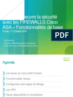 Fonctionnalités de Base de ASA Firewall