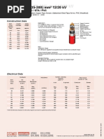 N2XSEBY 3 X (35-300) MM 12/20 KV: Cu / Xlpe / Cts / PVC / Sta / PVC