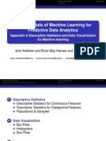 A Descriptive Statistics and DataVisualization - For - Machine - Learning