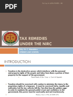 Mamalateo Tax Remedies NIRC