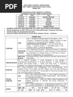 Syllabus Half Yearly