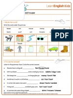 Grammar Chants Renata Lives in A Big Old House Worksheet