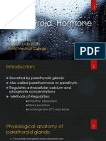 Parathyroid Hormone: Shahab Ullah Khan Ayub Medical College
