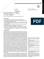 Visual Inspection of Chromatograms Assists Interpretation of Hba: A Case Report