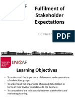 Week 6 Stakeholder Expectations - Scenario Building and Forecasting