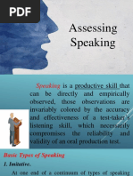 Assessing Speaking