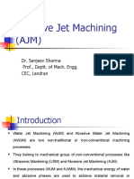 Abrasive Jet Machining (AJM)