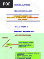 Angulos y Direcciones Brujula