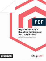 MagiCAD 2018 UR-1 Operating Environment and Compatibility 