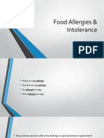 Food Allergies & Intolerance