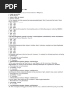 Over-All Social Science Test Weeks Reviewer From W1to 5