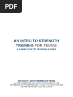 6-Week Strength Training Starter Kit For Tennis