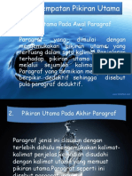 Bindo Dyta (Cara Penempatan Pikiran Utama)