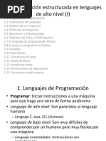 Programación Estructurada en Lenguajes de Alto Nivel PDF