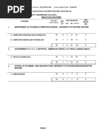 PGCET19 Seat Matrix