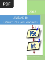 Estructura Secuencial Unidad II - 2013 PDF